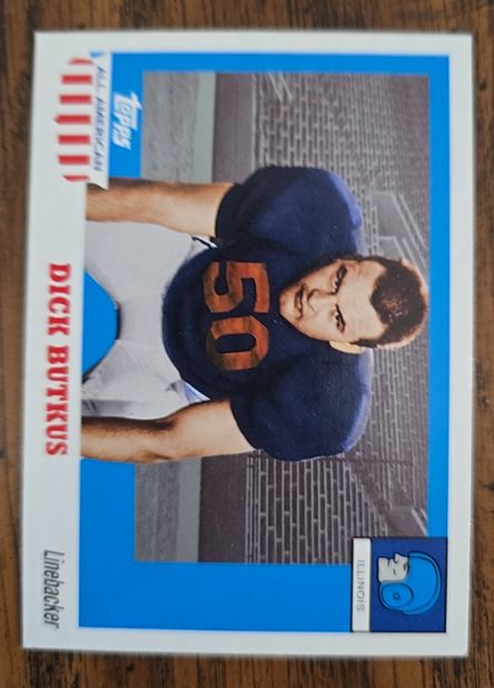 2005 Topps All American #28 Dick Butkus — front