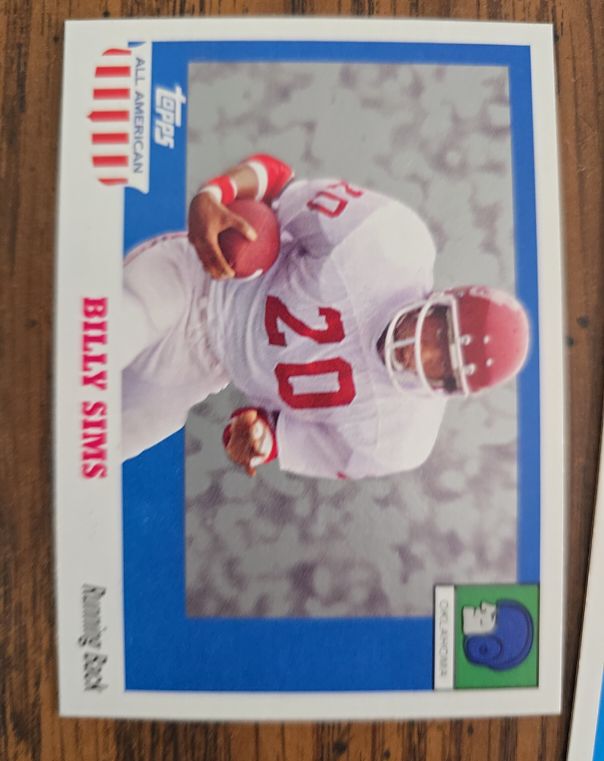 2005 Topps All American #20 Billy Sims — front