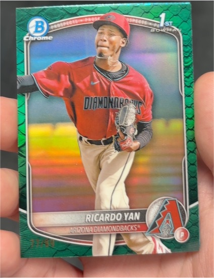 2025 Bowman Chrome Prospects #BCP-31 Ricardo Yan — front