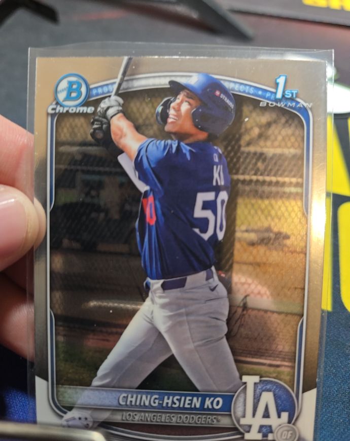2025 Bowman Chrome #BCP-224 Ching-Hsien Ko — front