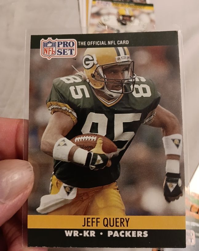 1990 Pro Set #506 Jeff Query — front