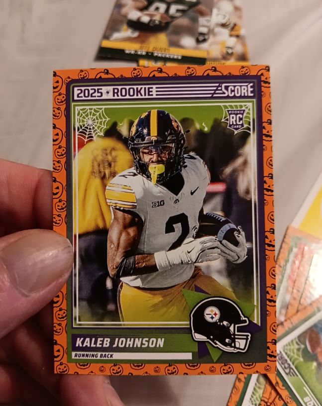 2025 Panini Score A Treat #12 Kaleb Johnson — front