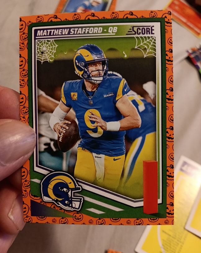 2025 Panini Score-A-Treat #196 Matthew Stafford — front