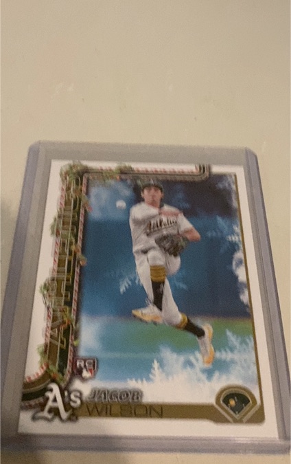 2025 Topps Holiday #H4 Jacob Wilson — front