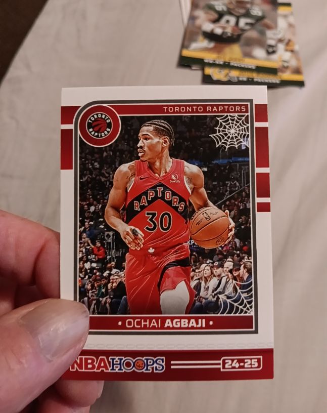 2024-25 Panini NBA Hoops Haunted Hoops #112 Ochai Agbaji — front