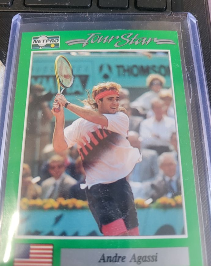1991 NetPro Tour Stars #3 Andre Agassi — front