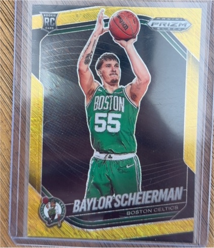 2024-25 Panini Prizm Black #82 Baylor Scheierman — front