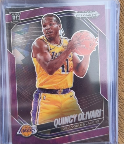 2024-25 Panini Prizm Black #213 Quincy Olivari — front