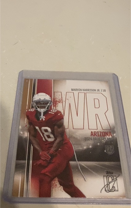 2024 Topps Signature Class #118 Marvin Harrison Jr. — front