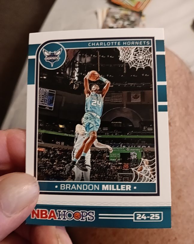 2024-25 Panini NBA Hoops #24-25 Brandon Miller — front
