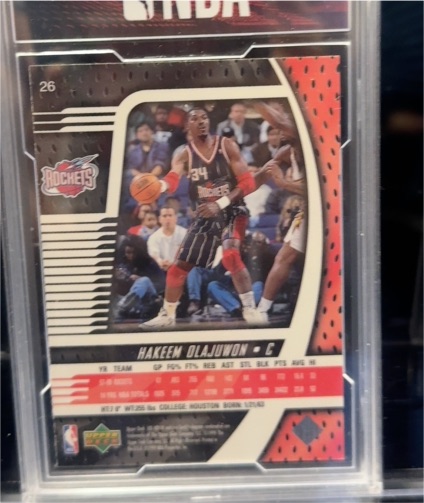 1998-99 Upper Deck Ionix #26 Hakeem Olajuwon — front