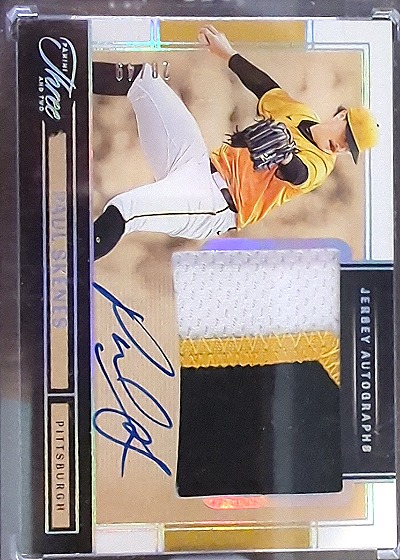 2025 Panini Three And Two Jersey On Card Auto #/99 Luisangel Acuna — front