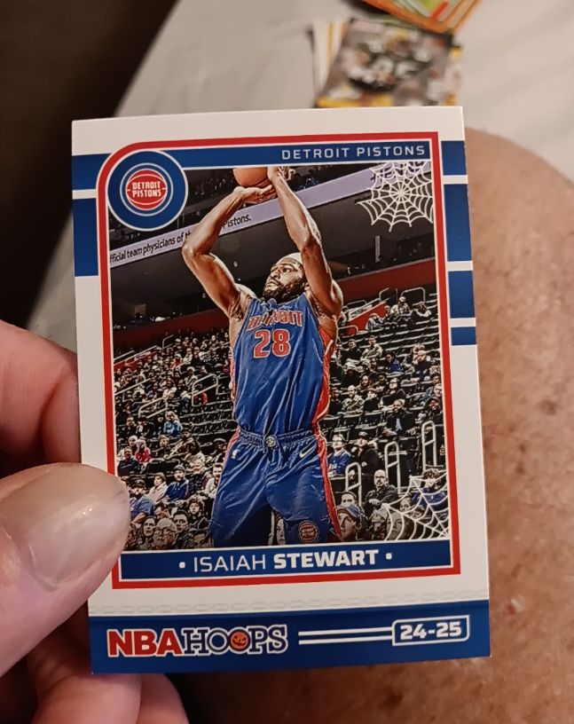 2024-25 Panini NBA Hoops #24-25 Isaiah Stewart — front