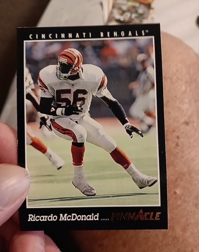 1993 Pinnacle #56 Ricardo McDonald — front