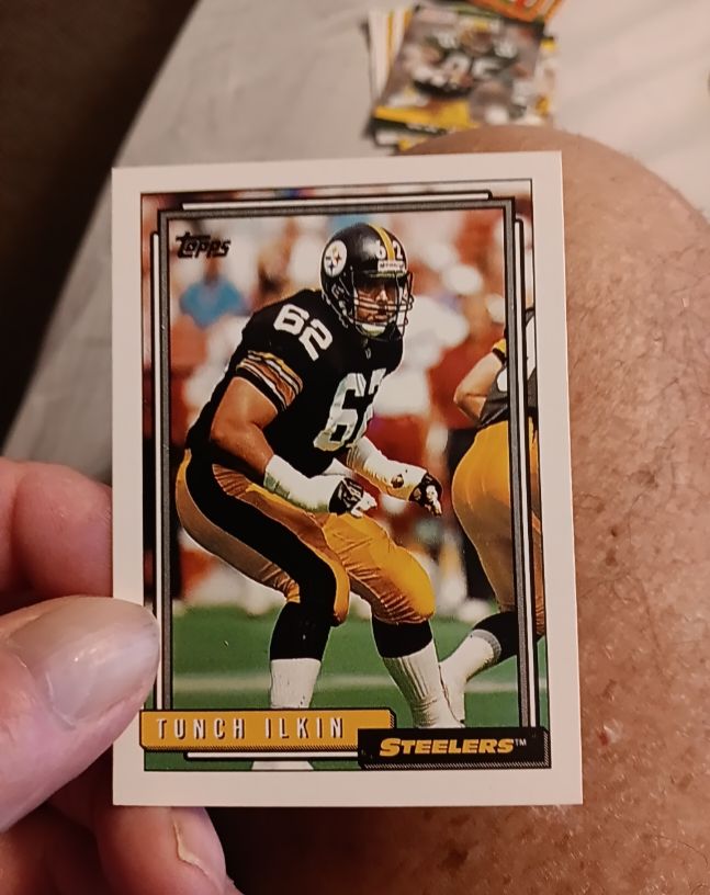1992 Topps #17 Tunch Ilkin — front