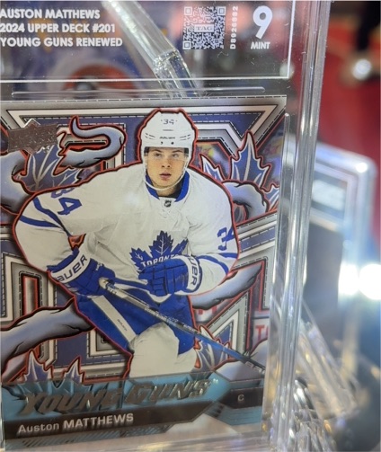 2024-25 Upper Deck Series 2 #201 Auston Matthews Young Guns Renewed — front