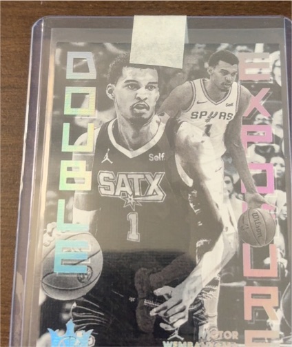 2024-25 Panini Court Kings Double Exposure #9 Victor Wembanyama — front