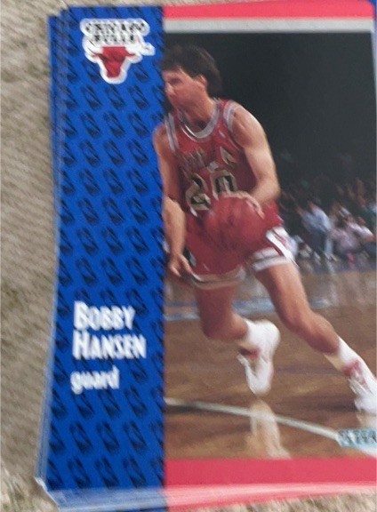 1991-92 Fleer #256 Bobby Hansen — front