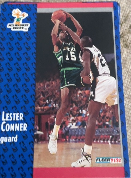 1991 Fleer #310 Lester Conner — front