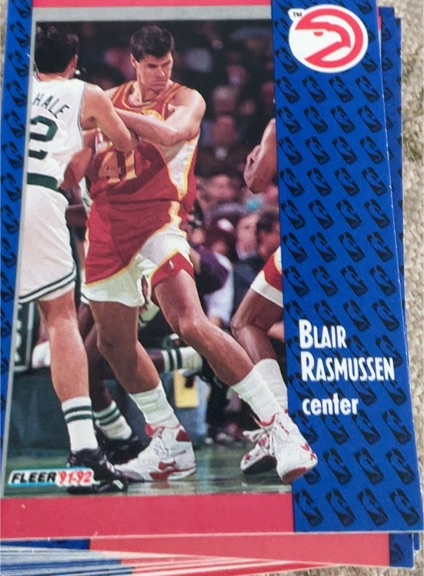 1991-92 Fleer #245 Blair Rasmussen — front