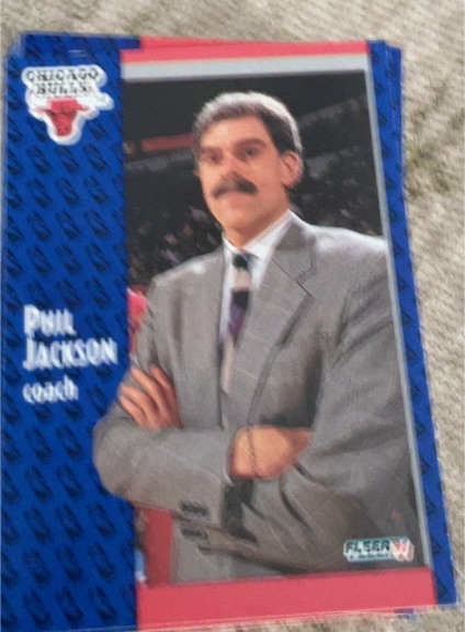 1991-92 Fleer #28 Phil Jackson — front
