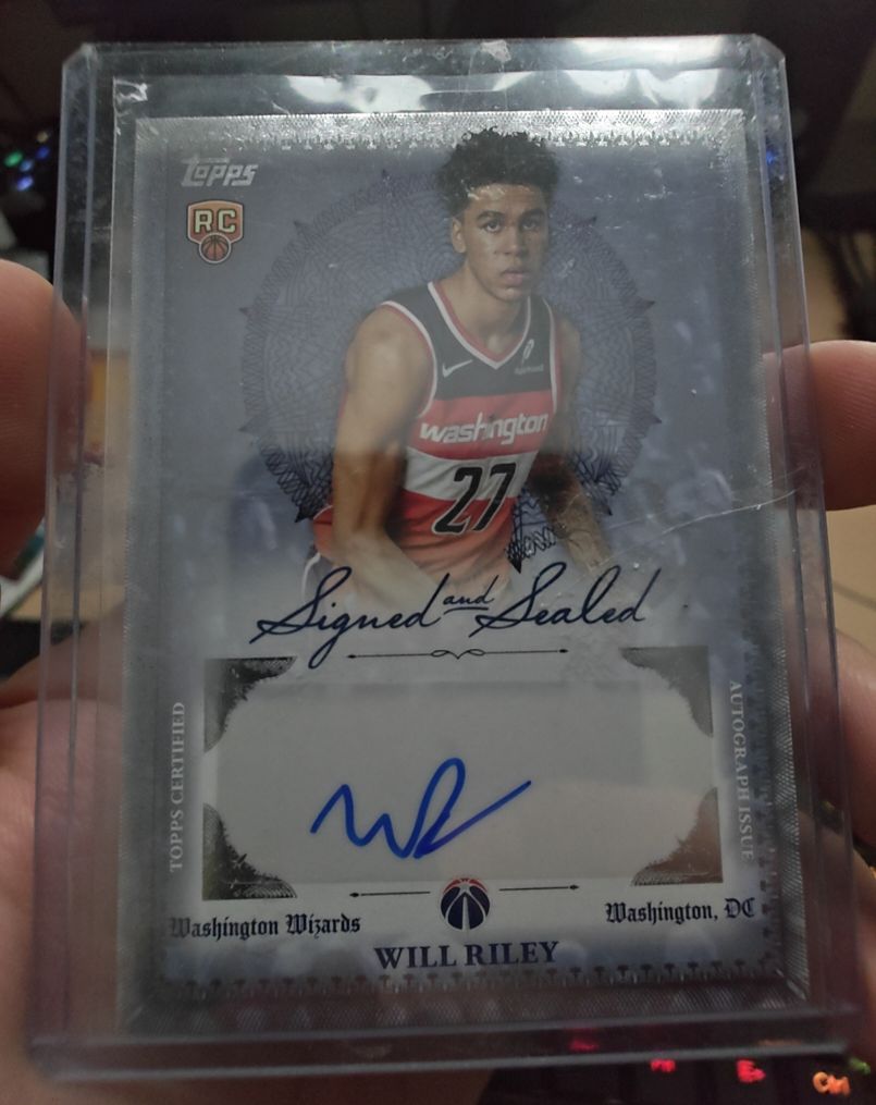 2025-26 Topps Signed And Sealed #BSI-WR Will Riley — front