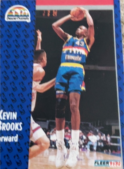 1991-92 Fleer #273 Kevin Brooks — front