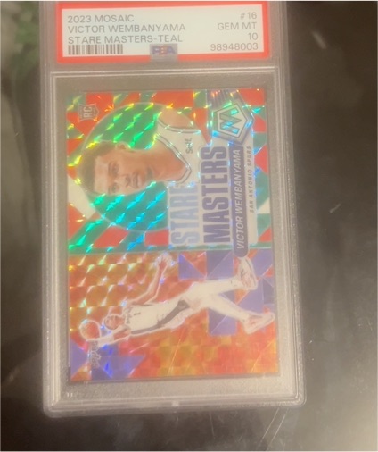 2023 Panini Mosaic Stare Masters #16 Victor Wembanyama — front