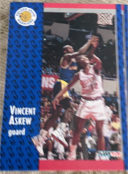 1991-92 Fleer #285 Vincent Askew — front