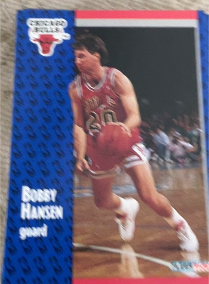 1991-92 Fleer #256 Bobby Hansen — front