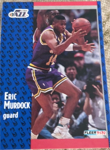 1991-92 Fleer #365 Eric Murdock — front