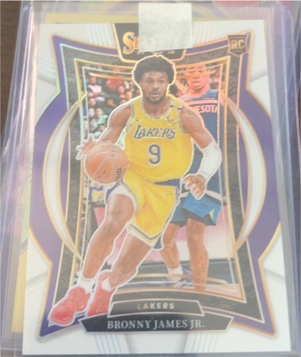 2024-25 Panini Select #90 Bronny James Jr. — front