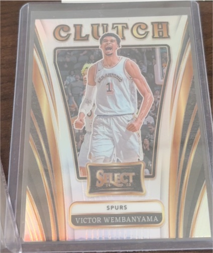 2024-25 Panini Select Clutch #6 Victor Wembanyama — front