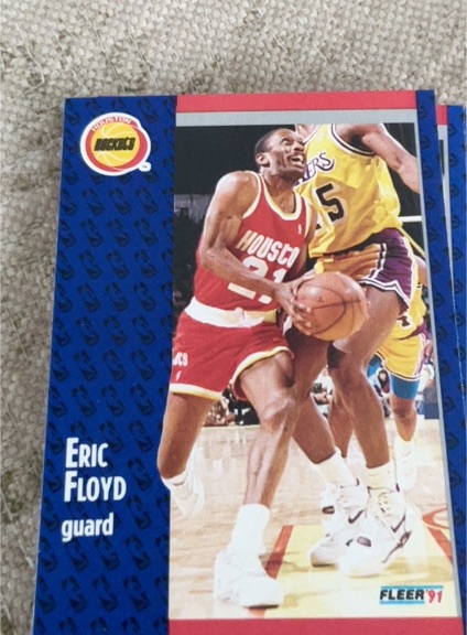 1991-92 Fleer #74 Eric Floyd — front
