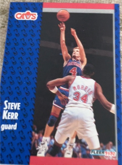 1991-92 Fleer #264 Steve Kerr — front