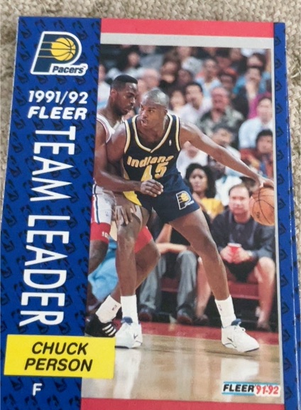 1991-92 Fleer #382 Chuck Person — front
