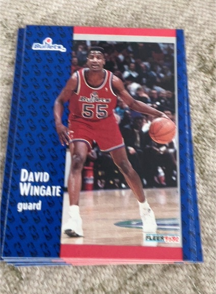 1991-92 Fleer #371 David Wingate — front