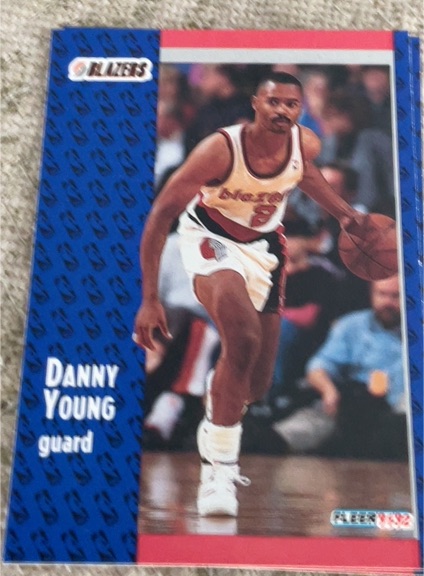1991-92 Fleer #346 Danny Young — front