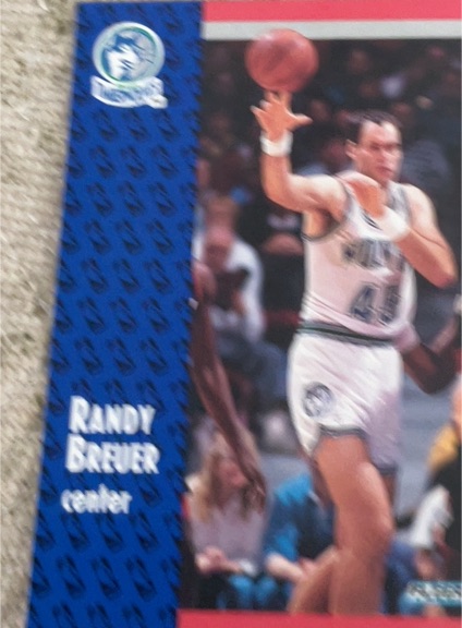 1991-92 Fleer #317 Randy Breuer — front