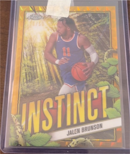 2024-25 Topps Chrome #INS-18 Jalen Brunson Instinct — front