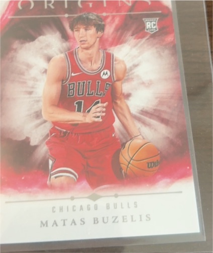 2024-25 Panini Origins Matas Buzelis Rookie Card — front