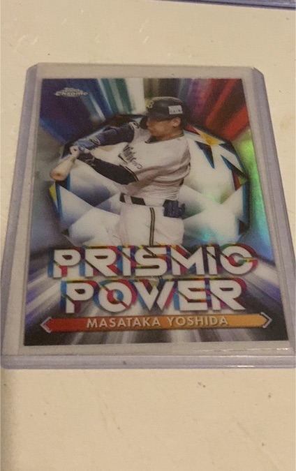 2021 Topps Chrome NPB Prismic Power #PP-12 Masataka Yoshida — front