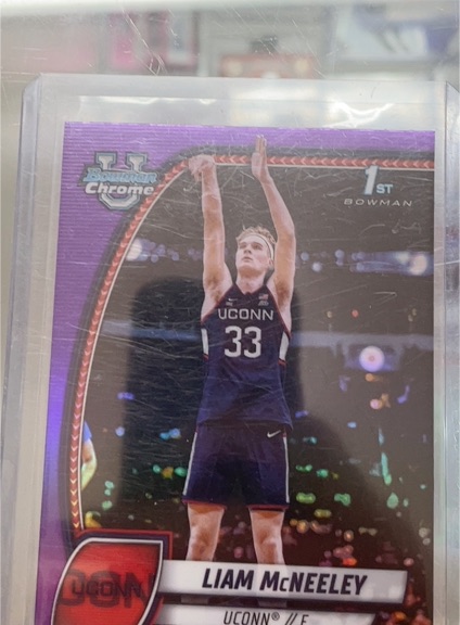 2024 Bowman University Chrome #52 Liam McNeeley — front