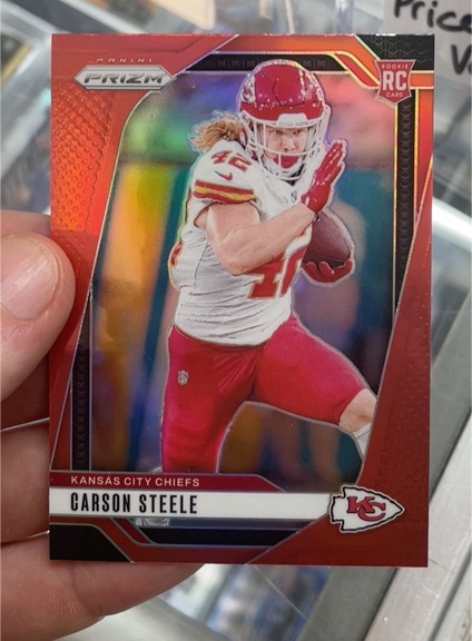 2024 Panini Prizm #377 Carson Steele — front
