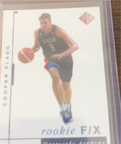2023 Panini PE Rookie FIX #Cooper Flagg — front