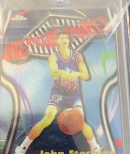 1997-98 Topps Chrome Season's Best #4 John Stockton — front