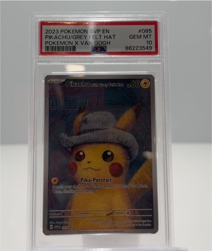 2023 Pokemon SVP #085 Pikachu with Grey Felt Hat — front