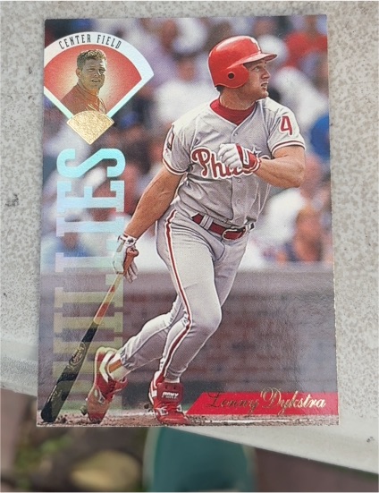 1995 Leaf #141 Lenny Dykstra — front