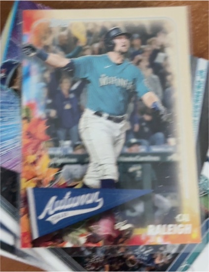 2024 Topps Update #AT-11 Cal Raleigh Autumn Tales — front