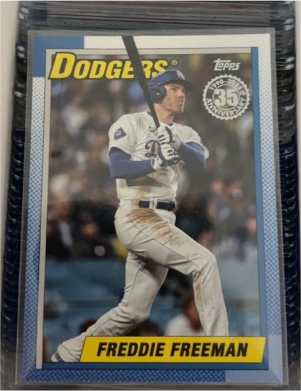 2025 Topps Series 2 35th Anniversary #90B2-7 Freddie Freeman — front